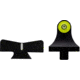 XS Sight Systems DXW2 Big Dot Sight, Yellow, Ruger Redhawk.44/Super Redhawk.44/GP 100, RP-0015S-3Y