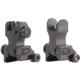 XS Sight Systems Flip-up Rifle Tritium Sights w/ CSAT &amp; Tritium Stripe, Matte Black, Standard, AR-3001-7