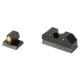 XS Sights R3D, 2.0, Standard Height Tritium Night Sight, For Desert Eagle (.44 Mag/.50AE), Orange Front Outline, Green Tritium Front/Rear, MR-R201S-6N