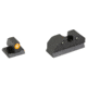 XS Sights R3D, 2.0, Standard Height Tritium Night Sight, For Desert Eagle (.44 Mag/.50AE), Orange Front Outline, Green Tritium Front/Rear, MR-R201S-6N