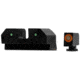 XS Sight Systems R3D Night Sights, Tritium, Orange, Glock 42/ 43/ 43X/ 48, Black, GL-R014P-6N