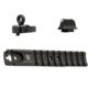 USED, XS Sight Systems Shotrail, Ghost Ring &amp; Big Dot Tritium Shotgun Sights, Mossberg 500, 590, 930, Matte Black, Standard, MB-4000R-3