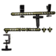 XtraArm Quick Clamp Shooting Rest w/ Double Yoke, Black, XTRA-QCSRDY