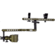 XtraArm Side by side Shooting System, Ballhead &amp; Arca Swiss/Picatinny Clamp, Black, XTRA-SXSCAMP
