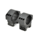 Precision Hardcore Gear Force Recon Tactical Rings, w/ level - 30MM Medium, Black, HC-91511