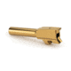 Zaffiri Precision Flush and Crown Glock 43X 9mm Luger Non-Threaded Pistol Barrel, 3.06in, 1-10 RH Twist, PVD, Gold, BA-G43-FC-GLD