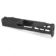 Zaffiri Precision RTS Glock 43/43X ZPS.P Pistol Slide RMSc Cut, Black Nitride, Small, ZPS.P.43.BLK