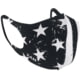 Zan Headgear Lightweight Face Mask, One Size, 2 Pack, Black and White Flag, FMLW091