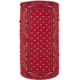 Zan Headgear Fleece Lined Motley Tube, Red Paisley, Fleece, TF106
