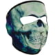 Zan Headgear Neoprene Full Mask, Paint Skull, WNFM414
