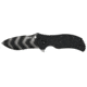 Zero Tolerance Spring Assisted Folding Knife, 3-1/4in, Black Tiger Stripe Blade 0350TS