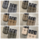 Zero9 Double Mag Case Holster, Glock .45 ACP, Molle Loks, Plain Black, Z9-4014-BLK-MLK