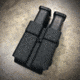 Zero9 Double Mag Case Holster, Glock 9mm/.40ACP, Molle Loks, Plain Black, Z9-4005-BLK-MLK