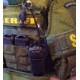 Zero9 Portable Radio Case Holster, VP6000 L2 &amp; L3 Batteries, Molle Loks, Plain Black, Z9-5023-BLK-MLK