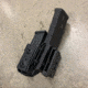 Zero9 Rifle Pistol Combo Holster, Glock 9mm/.40ACP, Molle Loks, Flat Dark Earth, Z9-4019-FDE-MLK