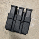Zero9 Triple Mag Case Holster, Other .45 ACP, Molle Loks, Plain Black, Z9-4024-BLK-MLK