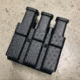 Zero9 Triple Mag Case Holster, Other .45 ACP, Molle Loks, Plain Black, Z9-4024-BLK-MLK