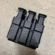 Zero9 Triple Mag Case Holster, Other .45 ACP, Molle Loks, Plain Black, Z9-4024-BLK-MLK