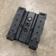 Zero9 Triple Mag Case Holster, Other .45 ACP, Molle Loks, Plain Black, Z9-4024-BLK-MLK