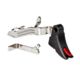 ZEV Technologies PRO Glock Pistol Trigger Upgrade Bar Kit, Glock 17/19/19X/22/23/26, Curved, Black/Red, CFT-PRO-BAR-5G-B-R