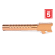 ZEV Technologies Glock 34 Gen 5 9mm Luger Optimized Match Non-Threaded Pistol Barrel, 1-14 Twist, Bronze PVD, BBL-34-OPT-5G-BRZ