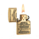 Zippo Jim Beam Classic Style Emblem Lighter, High Polish Brass 254BJB929