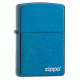 Zippo Classic Style Lighter w/ Zippo Logo, Sapphire 20446ZL