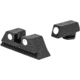 ZRODelta Front And Rear Sights, Glock Gen 3, Black, Small, 7121-0006-0000