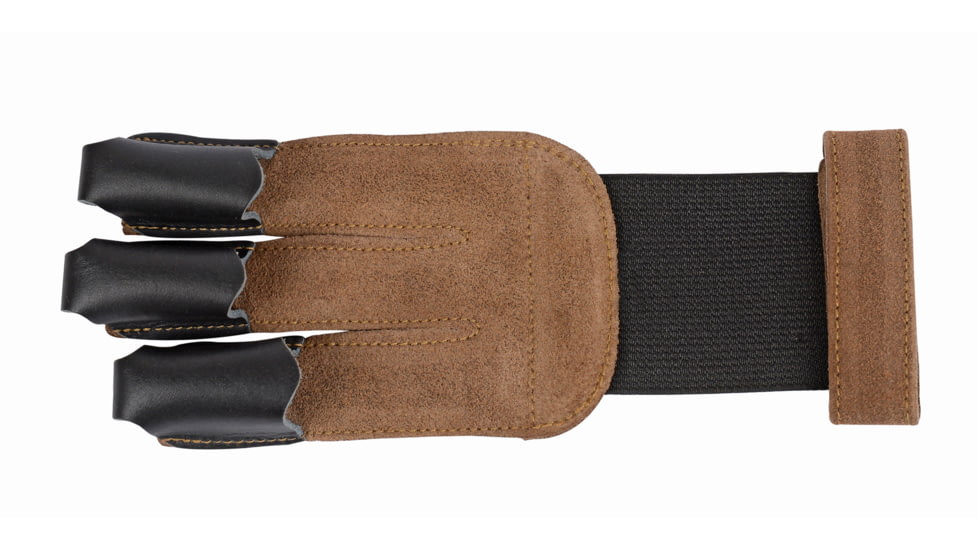 .30-06 Outdoors Tip Shooting 3 Finger Glove - Men's, Leather, Brown, Large, LT3FLG-1