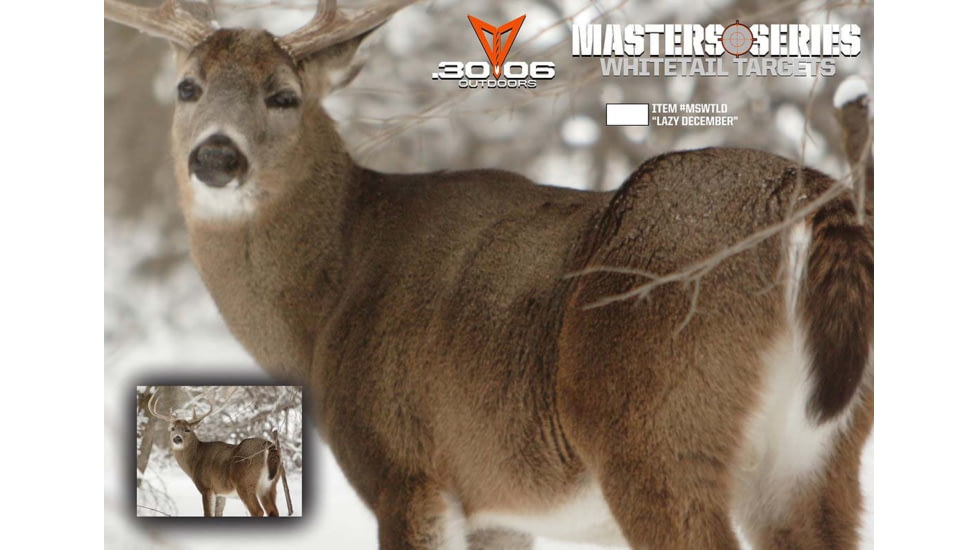 .30-06 Outdoors Whitetail Paper Target