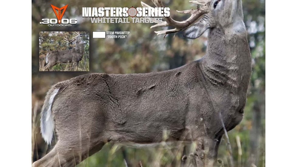 .30-06 Outdoors Whitetail Paper Target