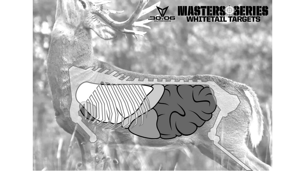 .30-06 Outdoors Whitetail Paper Target