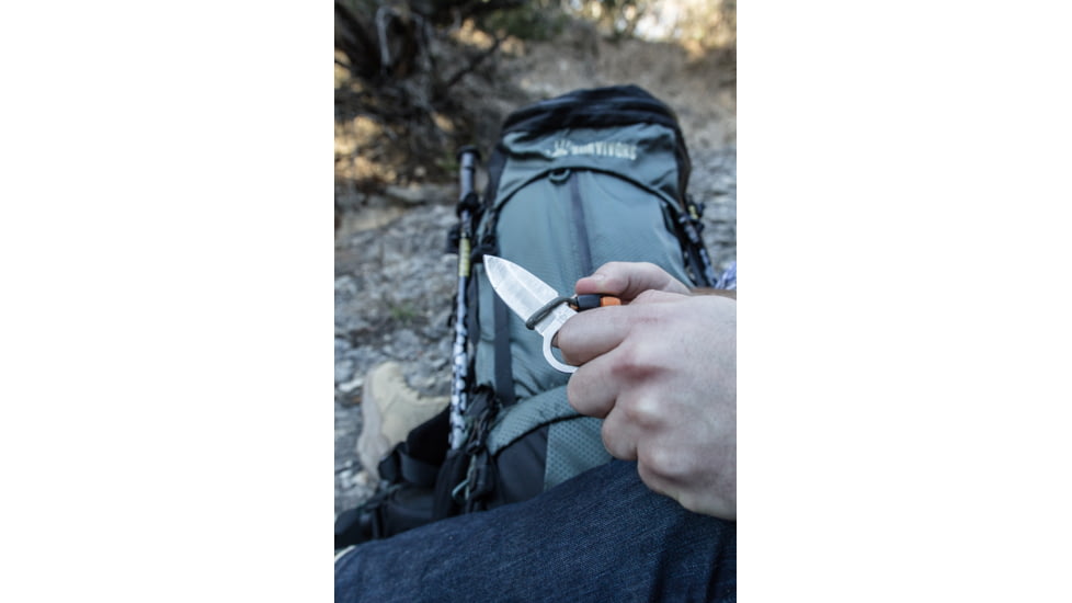 12 Survivors BKE 1 Series Knife w/Sheath - Satin Finish TS71005S