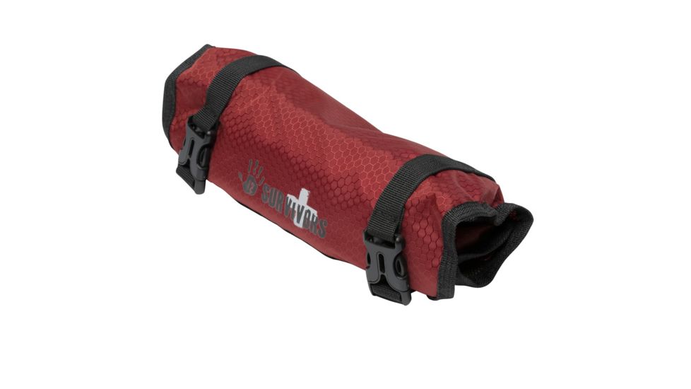 12 Survivors Ultralight Mini First Aid Kit, Red TS42004R