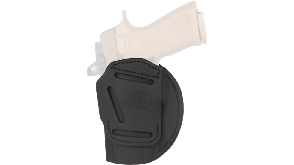 1791 Gunleather 4 Way IWB/OWB Holster, Heckler &amp; KochVP9/Sig Sauer P226, Left Hand, Stealth Black, 6, 4WH-6-SBL-L