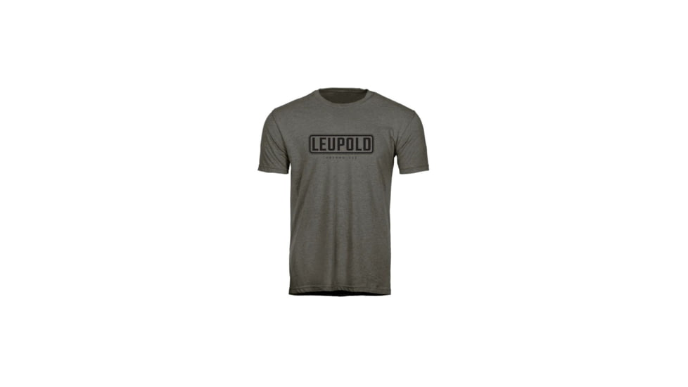 Leupold Retro Stamp T-Shirts - Men's, Warm Gray, Extra Large, 184144