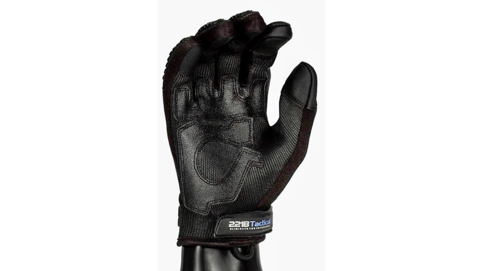 221B Tactical Guardian Gloves Pro, Full Dexterity, Level 5 Cut Resistance, Tactical Shooting and Search Gloves, Black, Large, GG-P-L-BLK