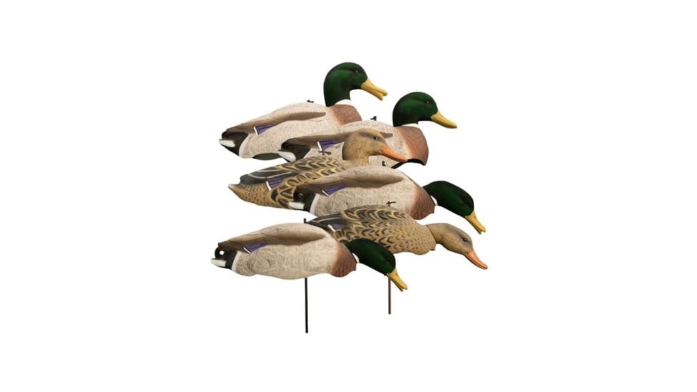 Higdon Outdoors Magnum Full Form Shell Mallard Variety Packk - Flocked Heads E82F6443, HG12034