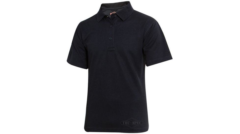 24 7 Series 4328002 Mens Short Sleeve Polo Shirt Black
