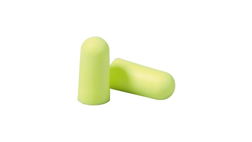 3M E-A-Rsoft Uncorded Earplugs, Yellow Neon, 2000 Pair/Case, 312-1250