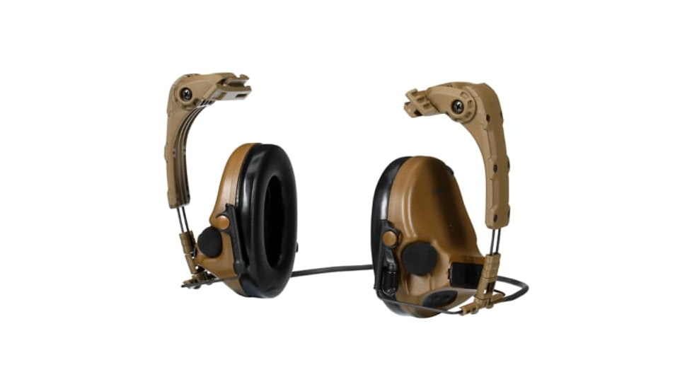 3M V Hearing Defender Headset w/IHPS Attachment, Coyote Brown, MT20H682HPS-09 CY