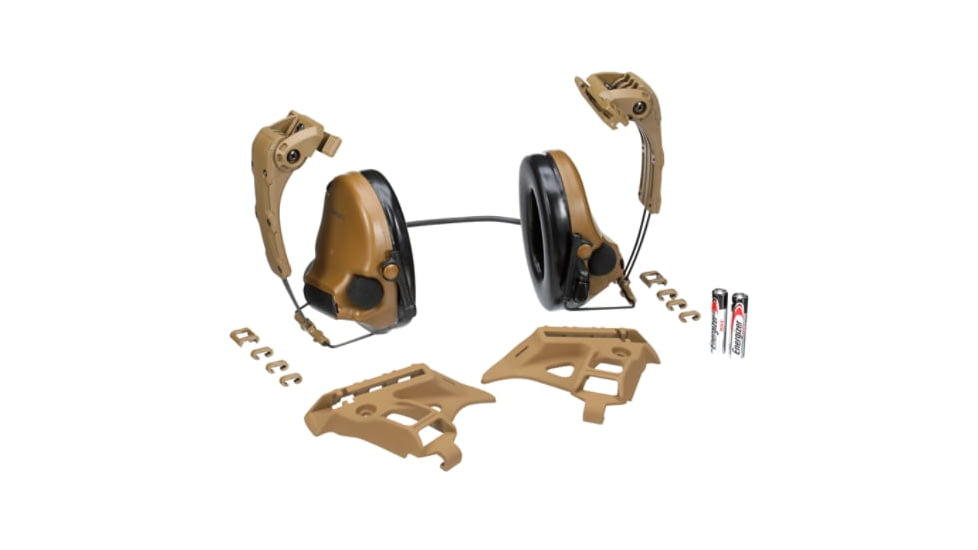 3M V Hearing Defender Headset w/IHPS Attachment, Coyote Brown, MT20H682HPS-09 CY