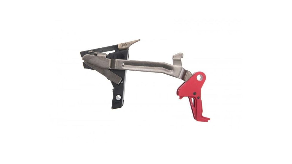 CMC Triggers Glock Drop-In Flat Trigger, Glock 42, .380 ACP, Red, 71402R