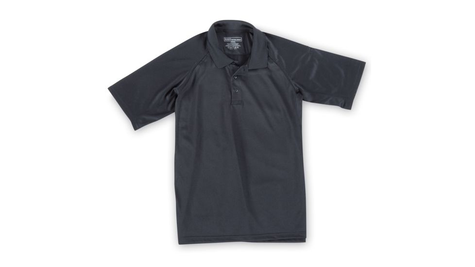 5.11 Tactical Performance Short Sleeve Polo - Men's, 2XL, Tall, Black, 71049T-019-2XL