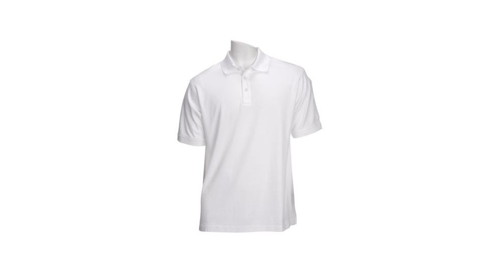 5.11 Tactical Tactical Short Sleeve Polo - Men's, White, L, 71182-010-L