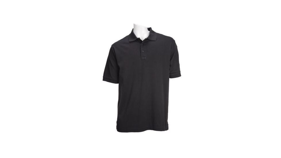 5.11 Tactical Tactical Short Sleeve Polo - Men's, Black, 3XL, 71182-019-3XL