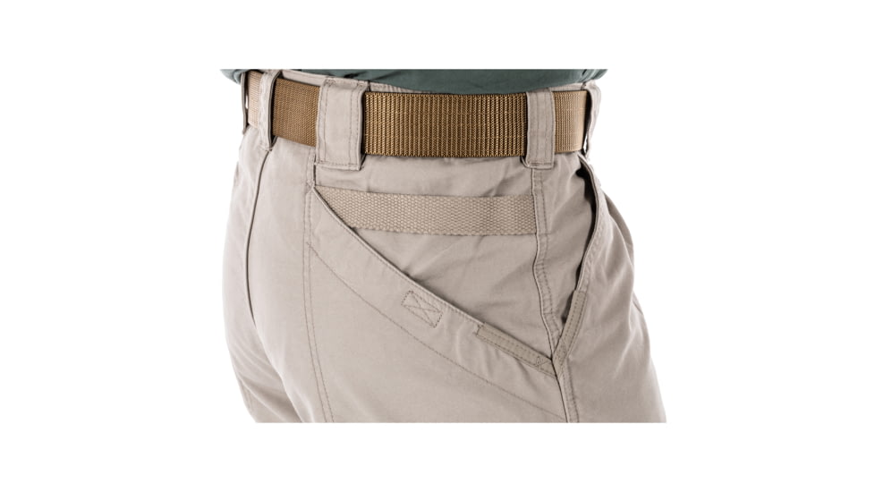 5.11 Tactical Mens Tactical Pants - Cotton Unhemmed, Khaki, Size 36 74251U, KHAKI-36