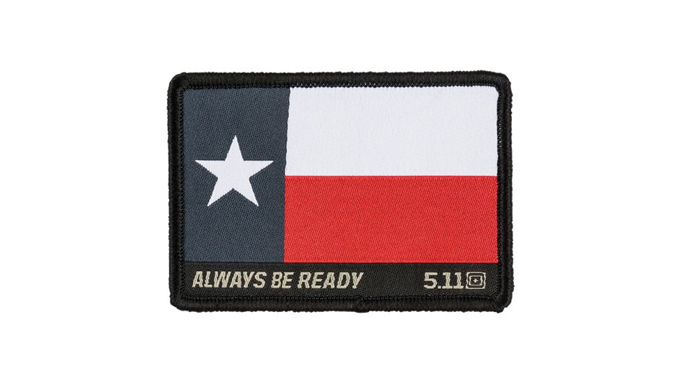 5.11 Tactical Texas Flag Patch - Unisex, Coyote, 1 SZ, 81197-120-1 SZ