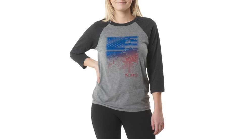 5.11 Tactical Tropic Thunder Tee, Black - 42107DU-019-2XL