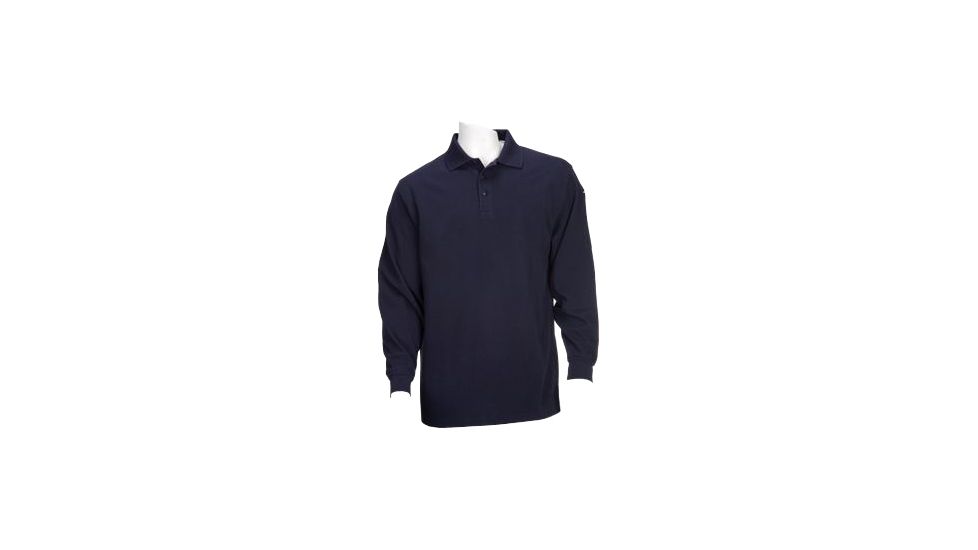 5.11 Tactical Utility Long Sleeve Polo - Men's, Dark Navy, XL, 72057-724-XL